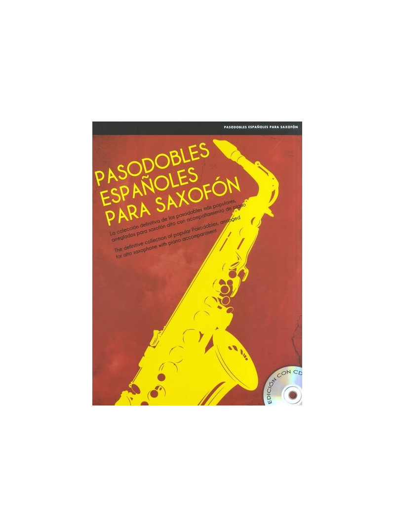 Pasodobles Españoles Para Saxofon (book/CD)