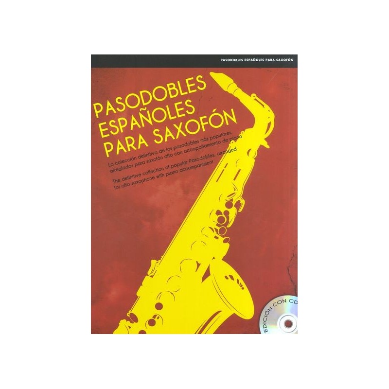 Pasodobles Españoles Para Saxofon (book/CD)