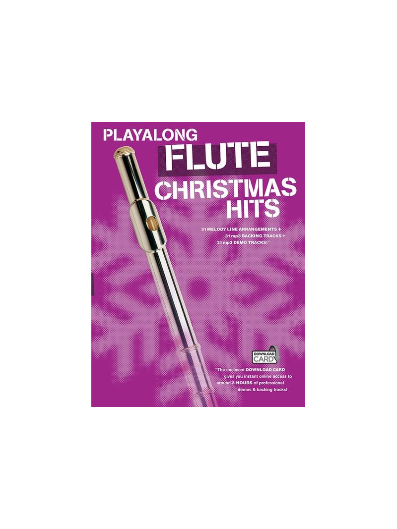 Playalong Flute: Christmas Hits (book/Download Card)