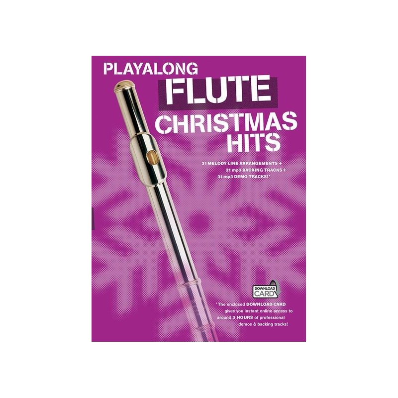 Playalong Flute: Christmas Hits (book/Download Card)