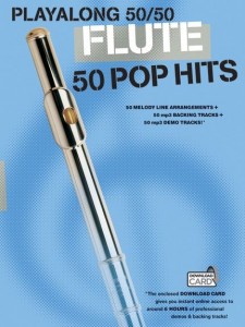 Playalong 50/50 Flute - 50 Pop Hits (book/Download Card)
