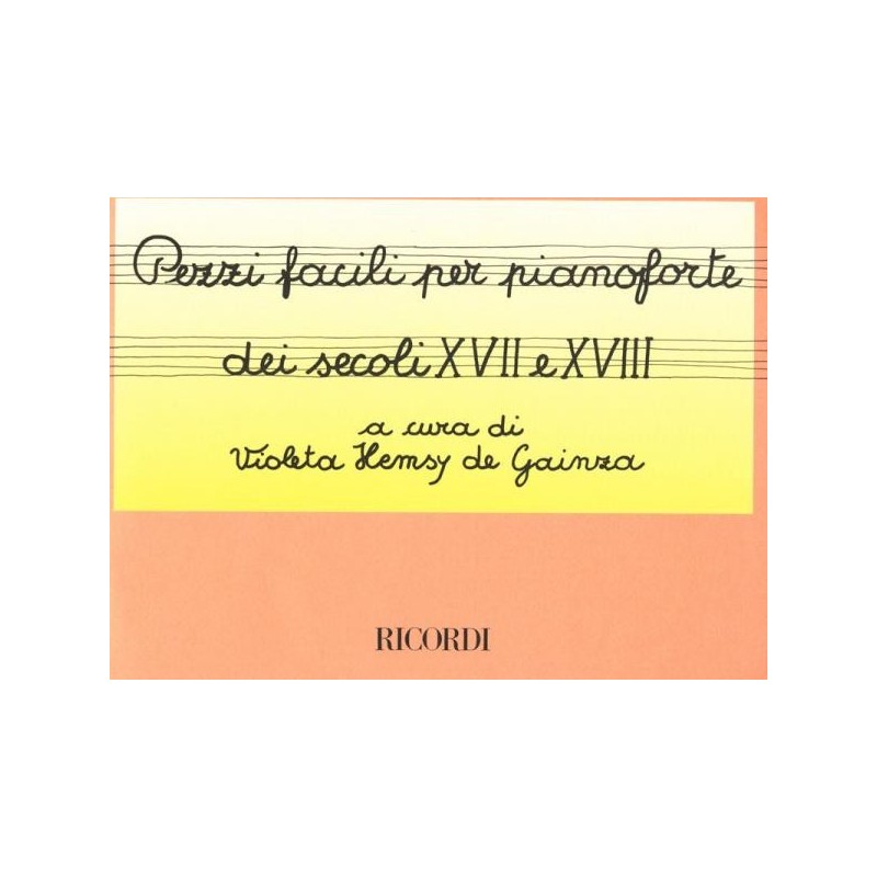 Pezzi facili per pianoforte