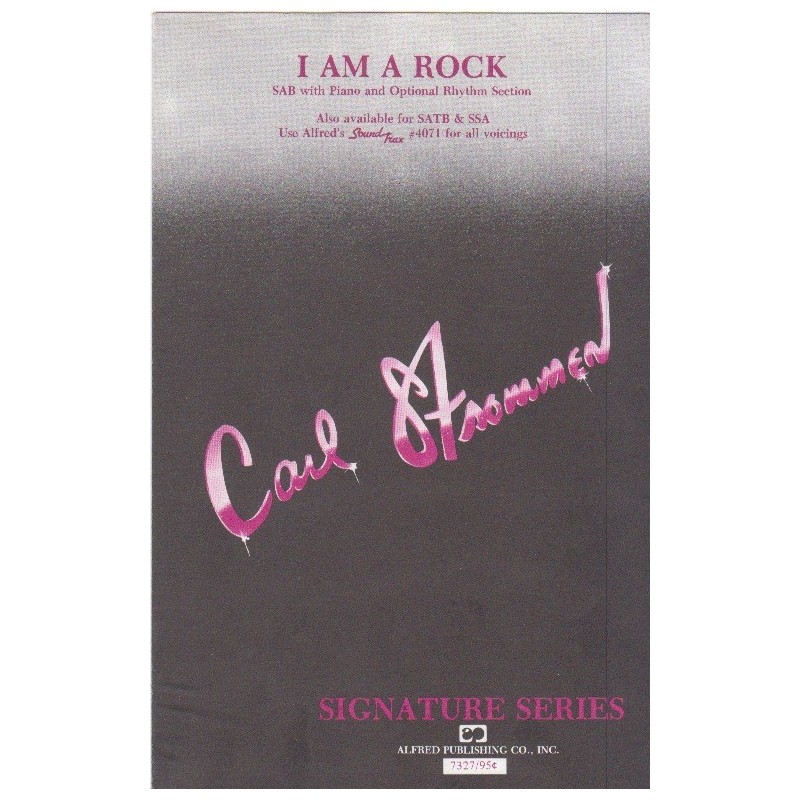 I Am A Rock (Choral)