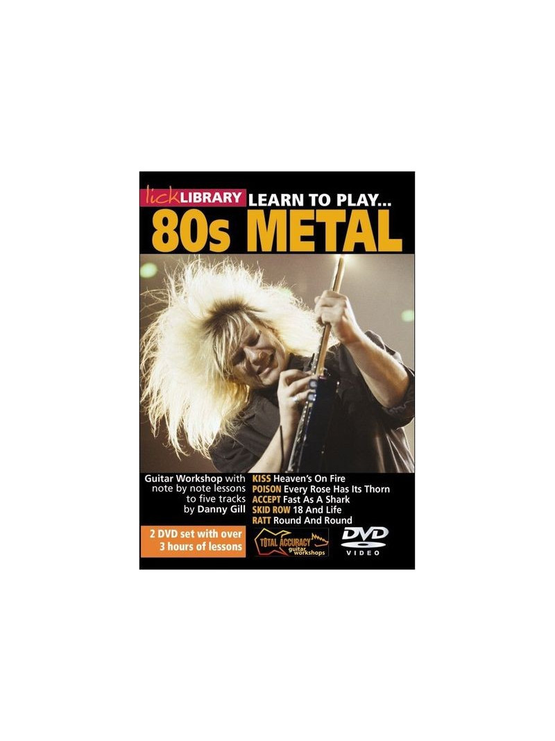 Lick Library: Learn To Play 80s Metal (2 DVD)