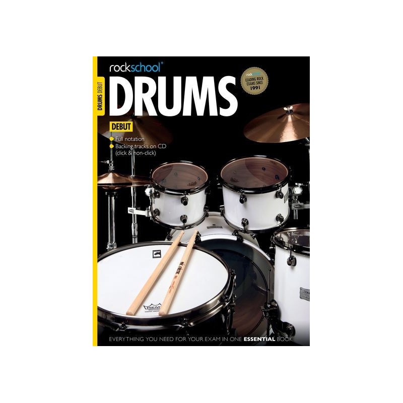 Rockschool Drums: Debut 2012-2018 (book/CD)