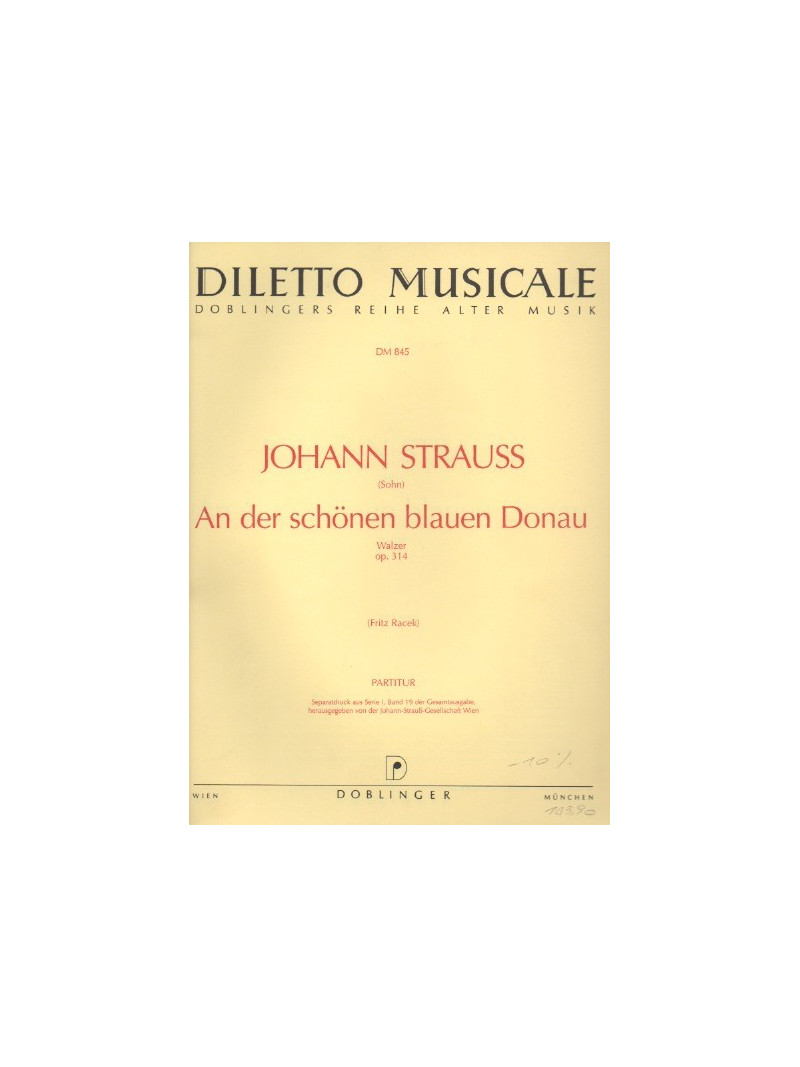 An Der Schonen Blauen Donau (The Blue Danube)