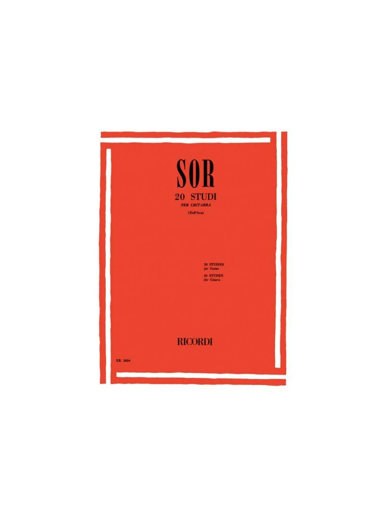 Sor - 20 Studi per chitarra