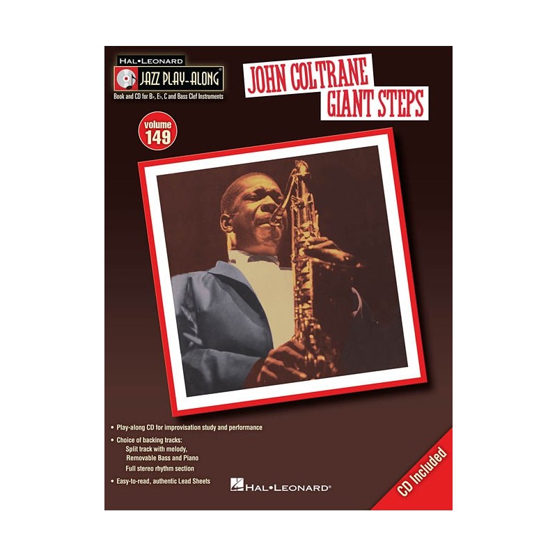 Jazz Play-Along Volume 149: John Coltrane Giant Steps (book/CD)