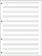 96 Pagine Musica Formato A4