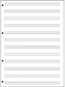 96 Pagine Musica Formato A4