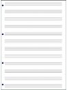 96 Pagine Musica Formato A4