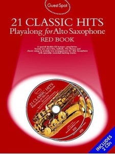 Guest Spot: 21 Classic Hits Playalong For Alto Sax - Red Book (book/2 CD)