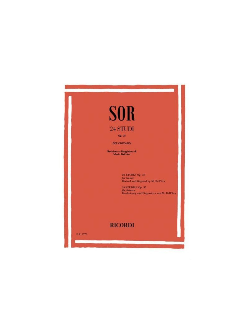 Sor - 24 Studi per chitarra