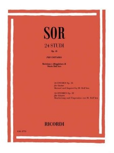 Sor - 24 Studi per chitarra Op. 35