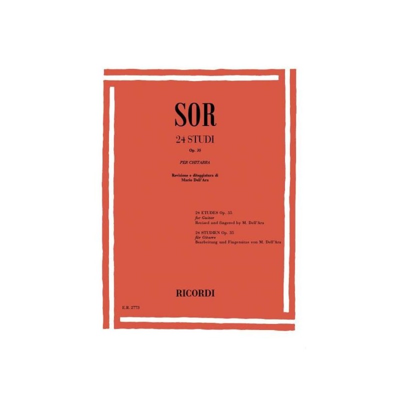 Sor - 24 Studi per chitarra