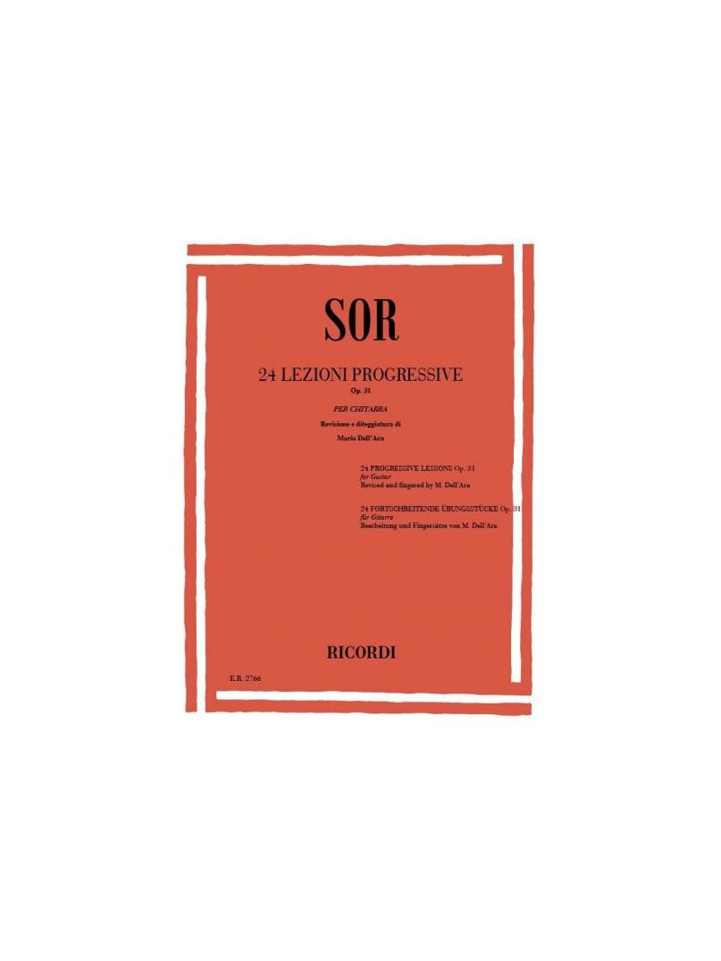 Sor - 24 Lezioni progressive per chitarra