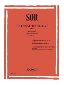 Sor - 24 Lezioni progressive per chitarra Op.31
