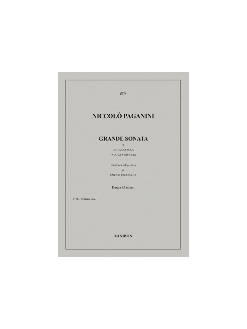 Niccolo' Paganini - Grande Sonata