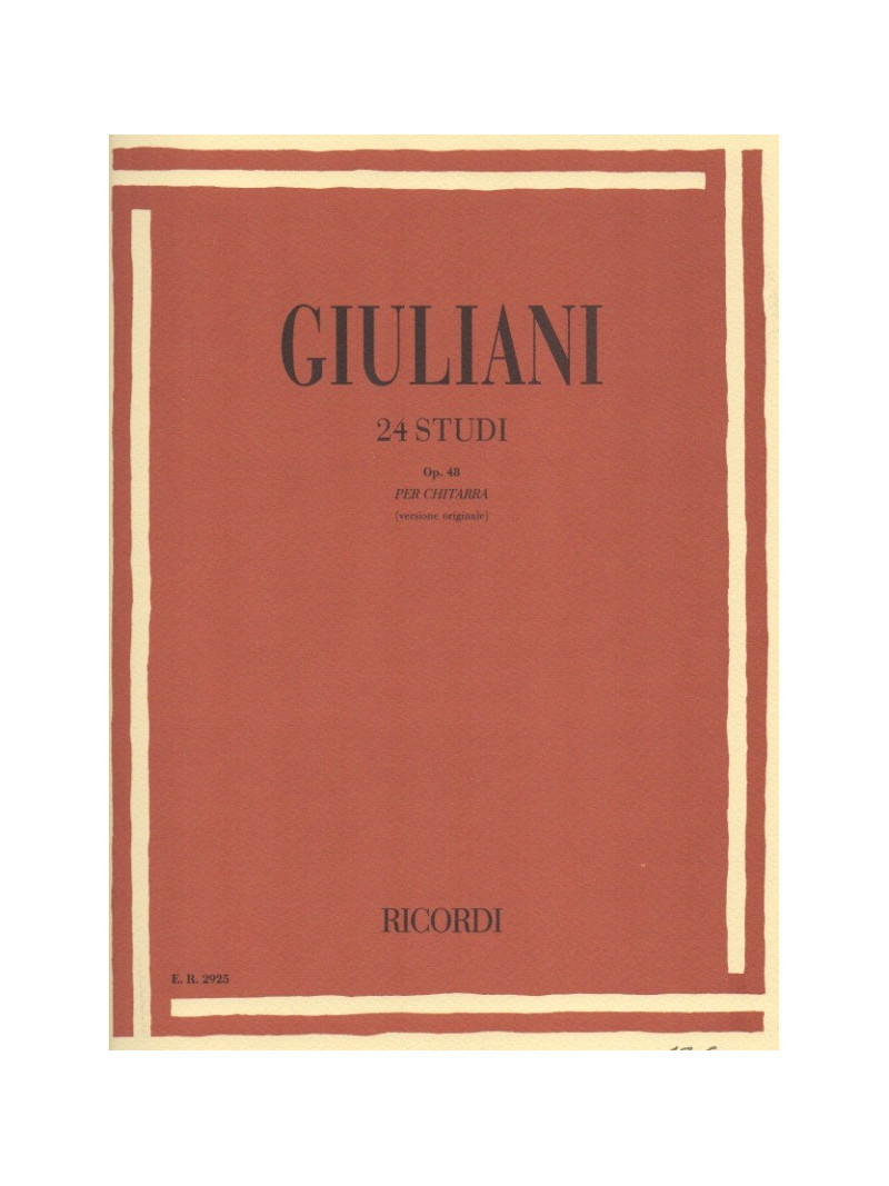 Giuliani - 24 Studi per chitarra Op. 48