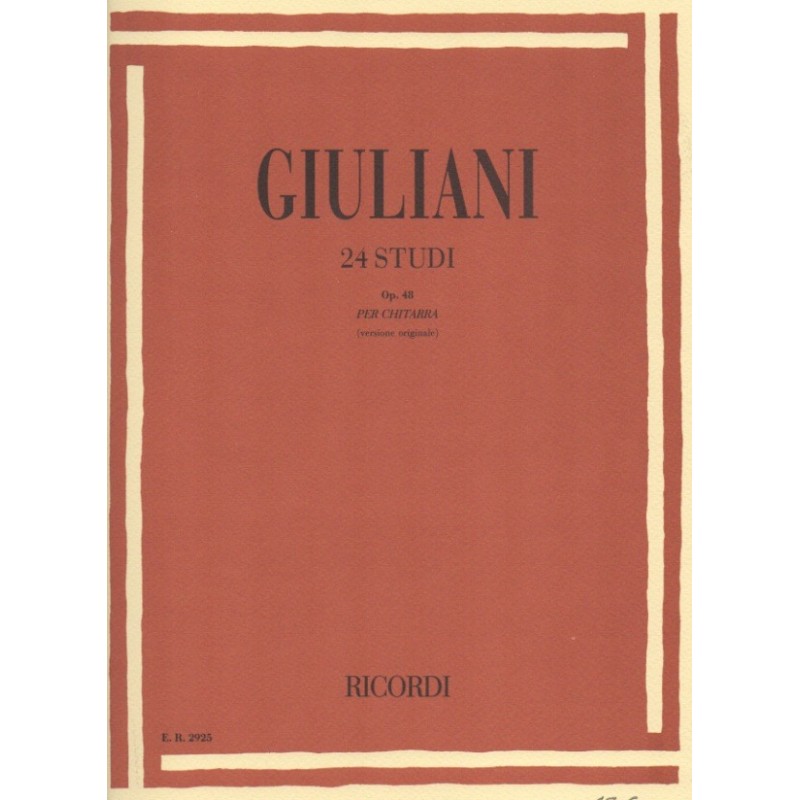 Giuliani - 24 Studi per chitarra Op. 48