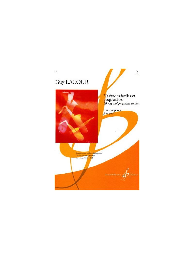 50 Etudes faciles et progressives pour saxophone
