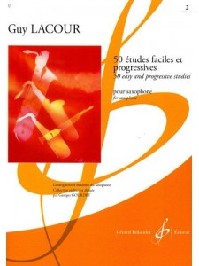 50 Etudes faciles et progressives pour saxophone - Book 2