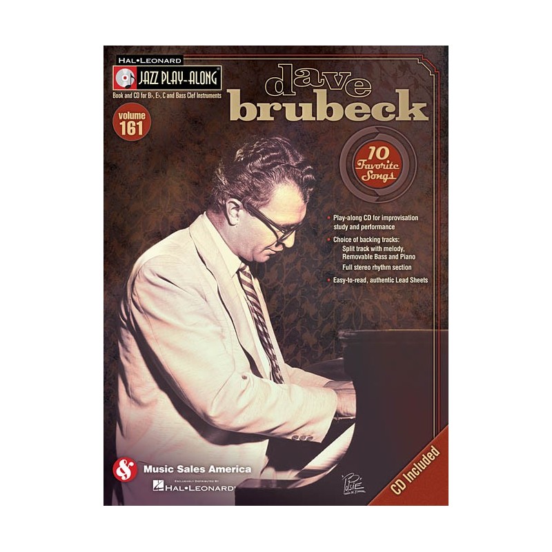 Jazz Play-Along Volume 161: Dave Brubeck (book/CD)