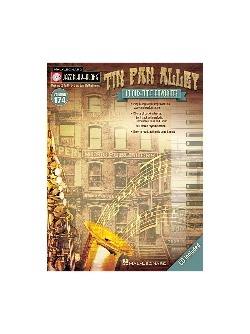 Jazz Play-Along Volume 174: Tin Pan Alley (book/CD)