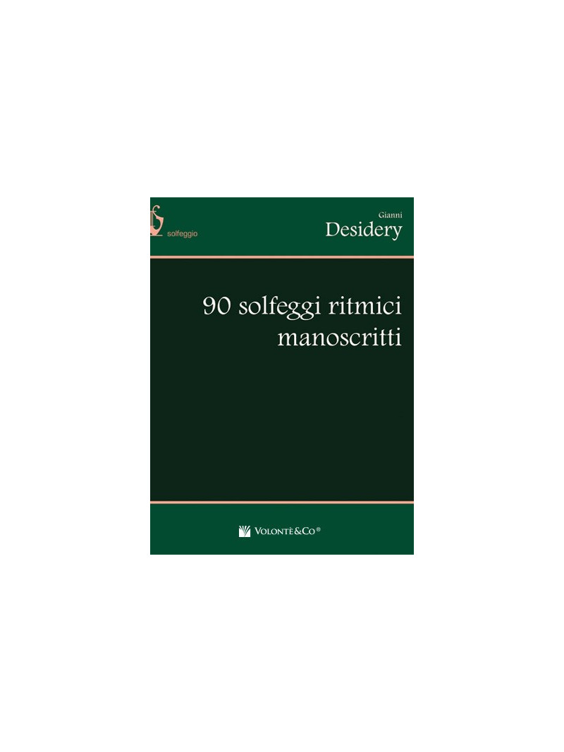 90 Solfeggi Ritmici Manoscritti