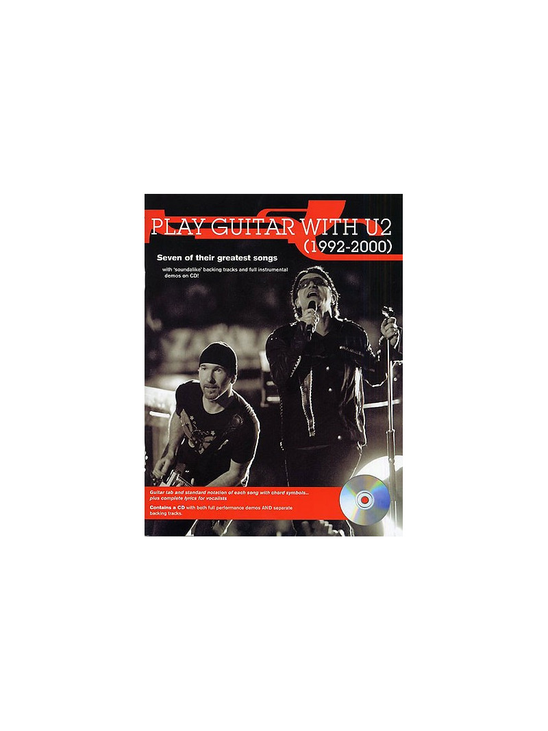 Play Guitar with U2: 1992-2000 (book/CD)