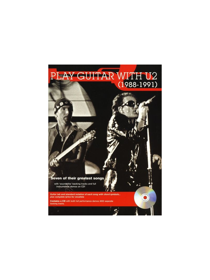 Play Guitar with U2: 1988-1991 (book/CD)