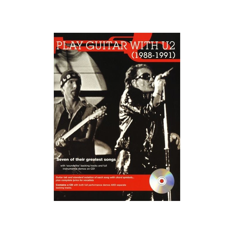 Play Guitar with U2: 1988-1991 (book/CD)