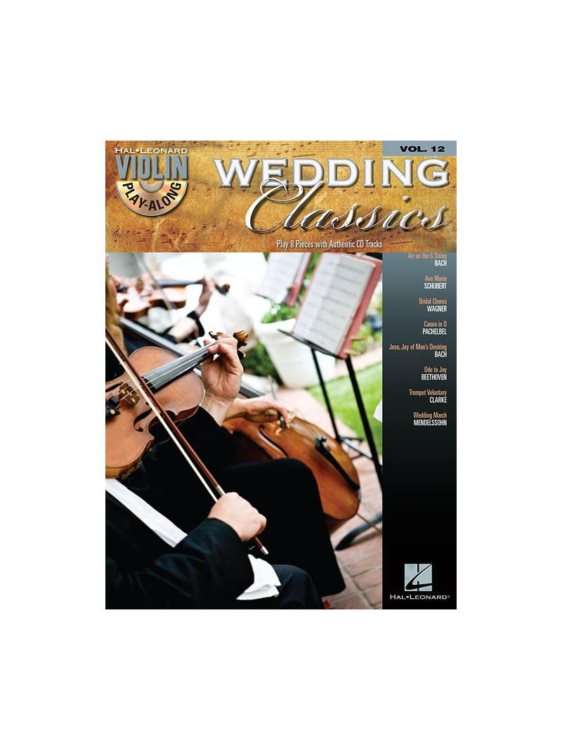 Violin Play-along volume 12: Wedding Classics (book/CD)