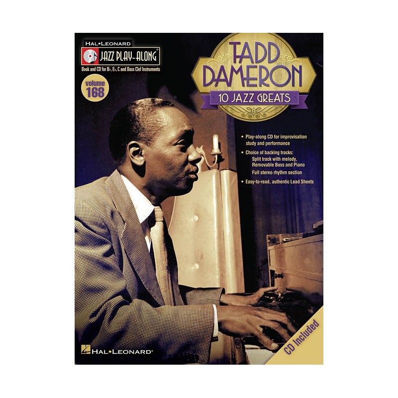 Jazz Play-Along Volume 168: Tadd Dameron (book/CD)