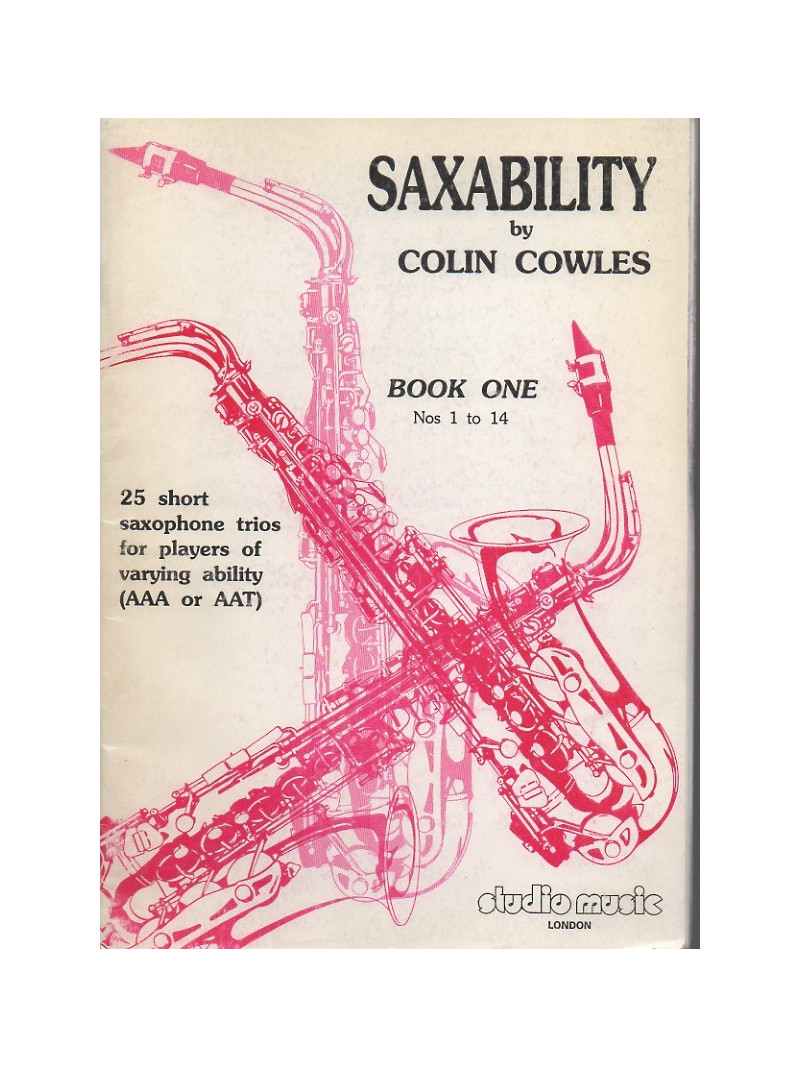 Saxability - 25 Sax Trios Book 1