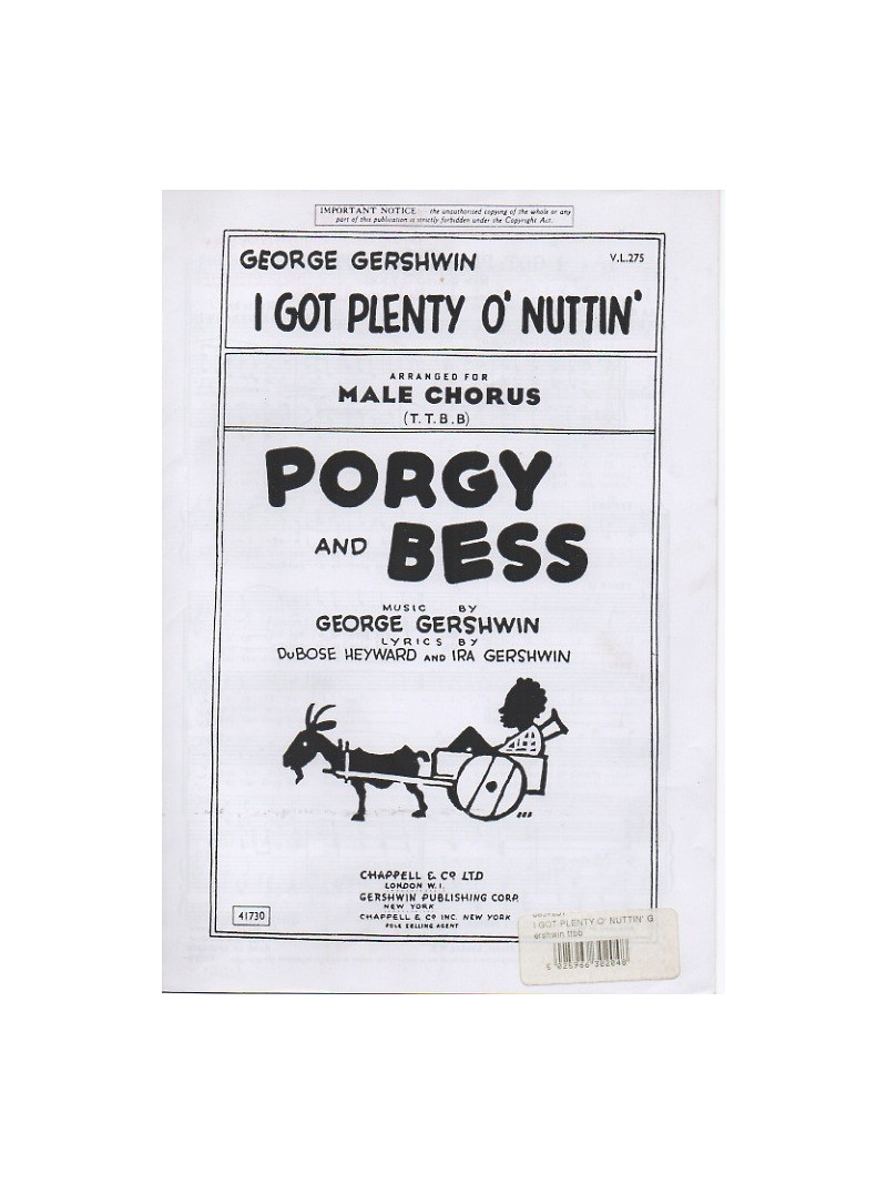I Got Plenty o' Nuttin'