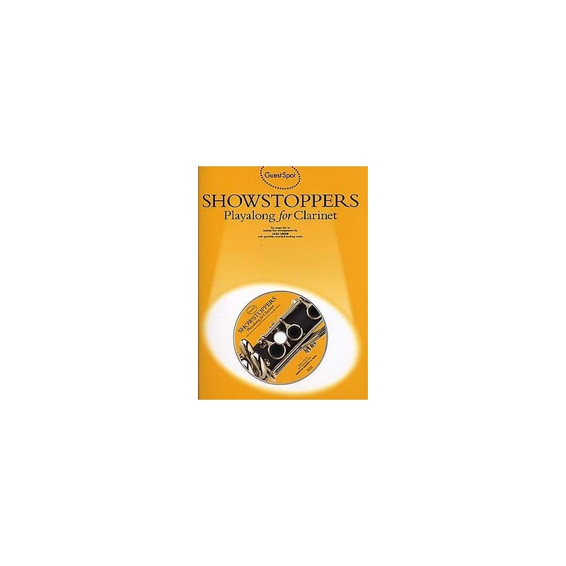 Guest Spot: Showstoppers Playalong for Clarinet (book/CD)