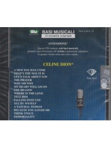 Celine Dion (CD basi musicali)