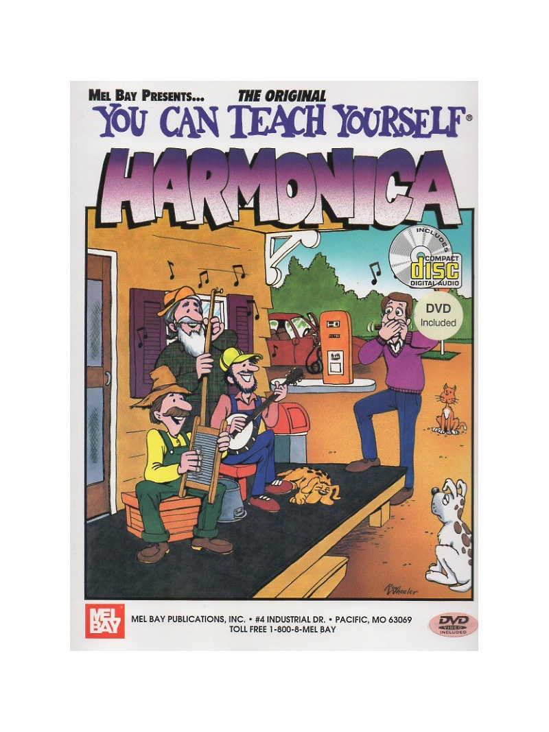 You Can Teach Yourself Harmonica (book/CD/DVD)