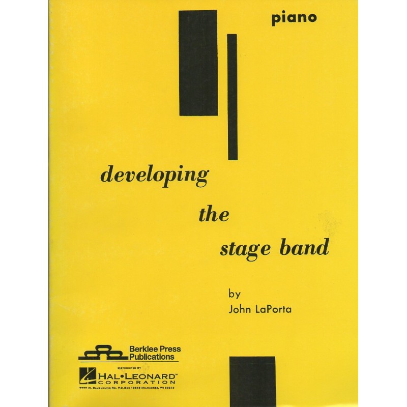 Developing the Stage Band (Piano)