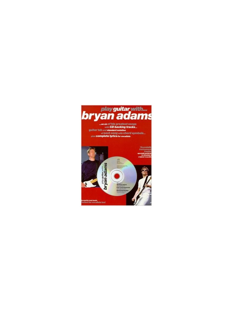Play Guitar with Bryan Adams (book/CD play-along)