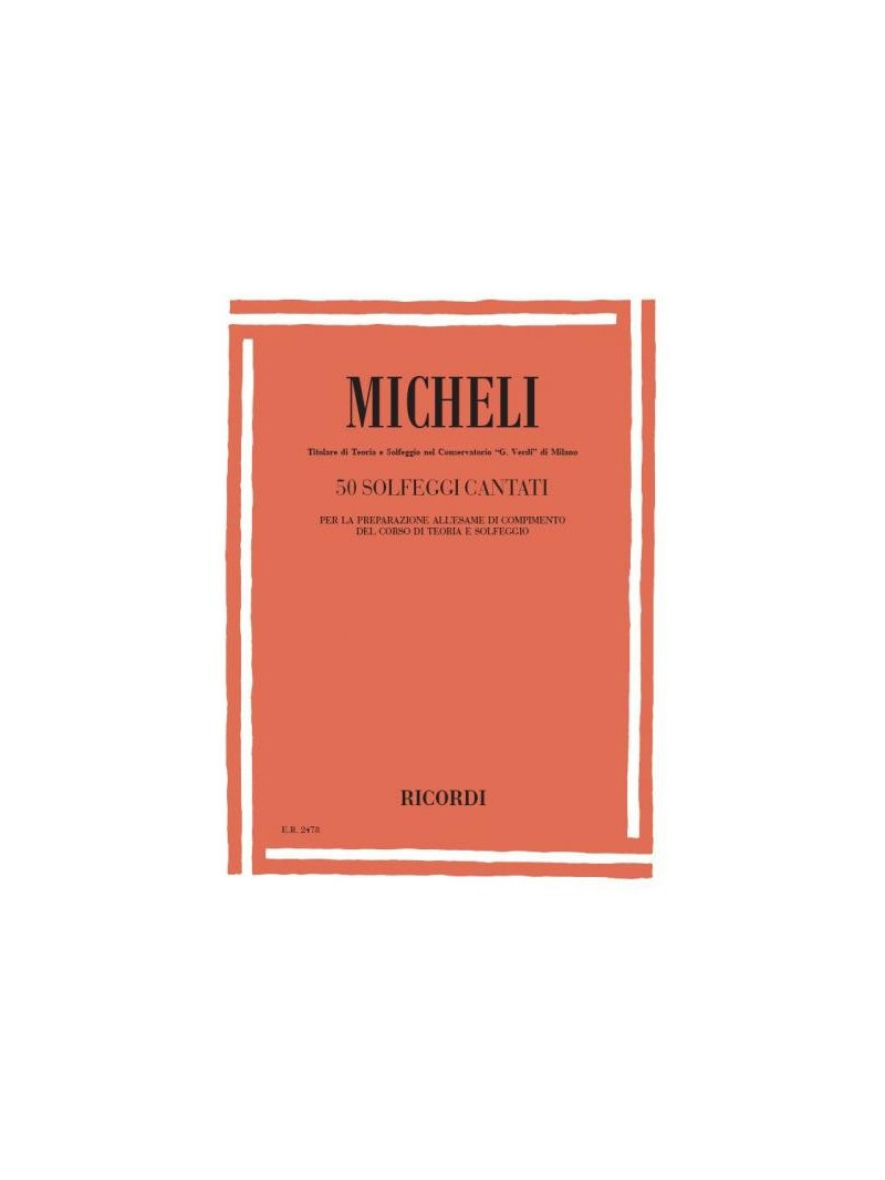Micheli - 50 solfeggi cantati
