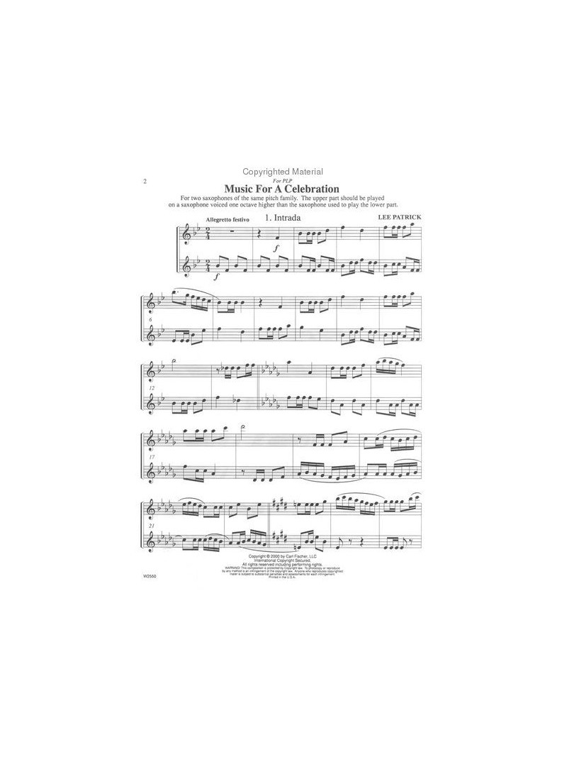 Music for a Celebration