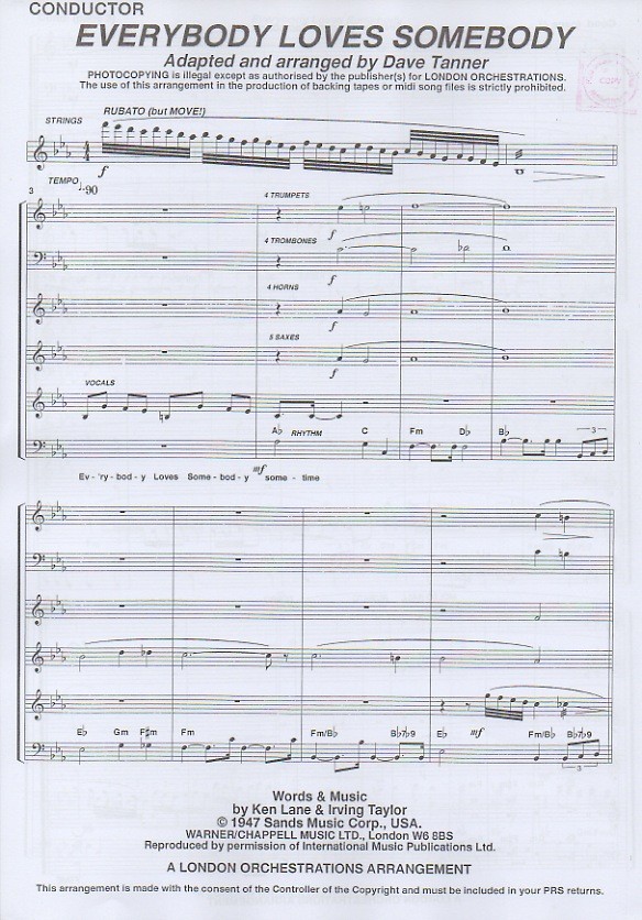 Everybody Loves Somebody