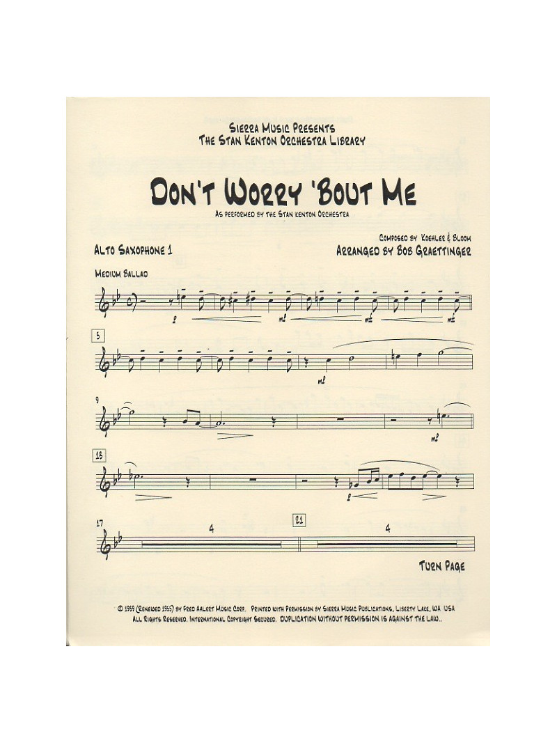 Don't Worry 'Bout Me