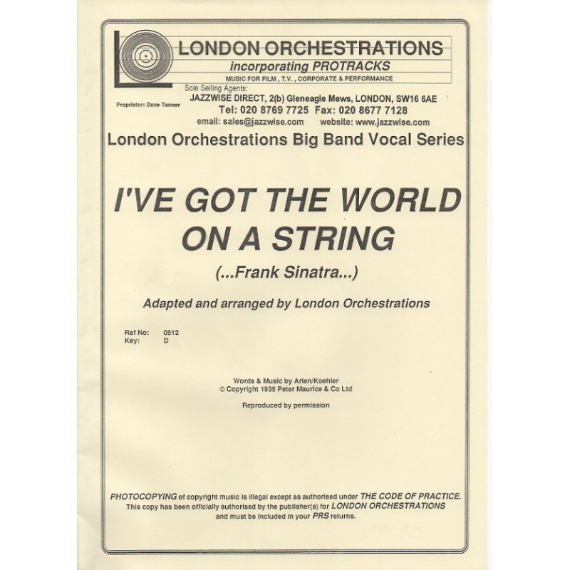 I've Got the World on a String
