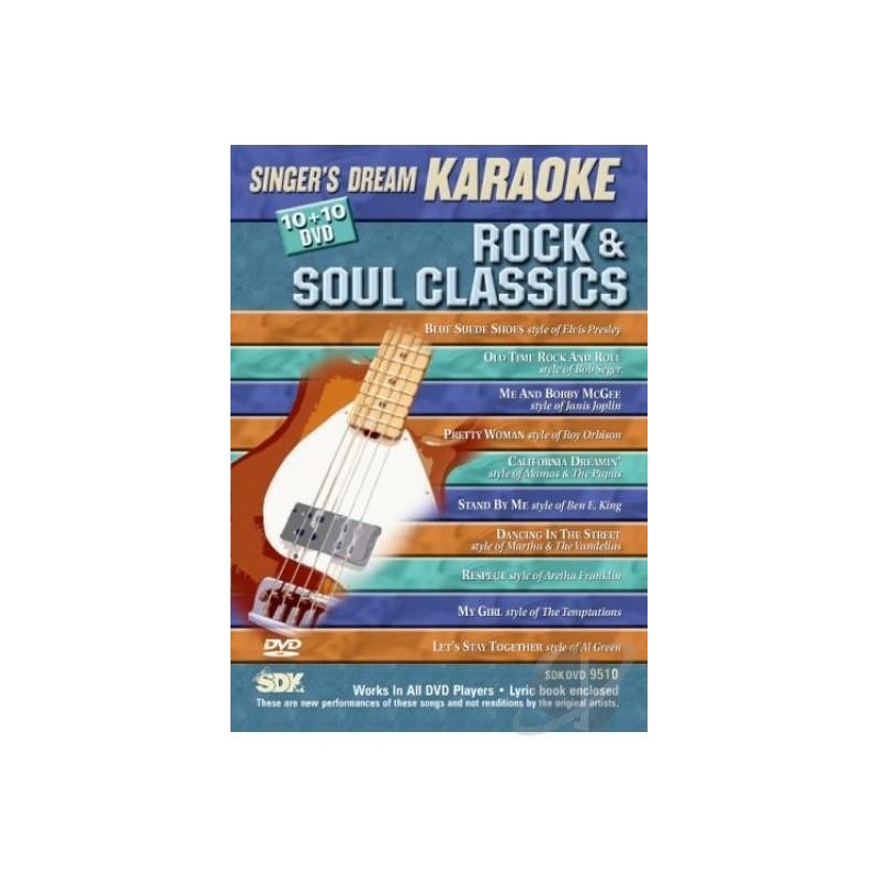 Singer's Dream Karaoke: Rock & Soul Classics (DVD)