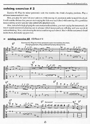 Private Lessons Series: Blues/Rock Improv (book/CD)