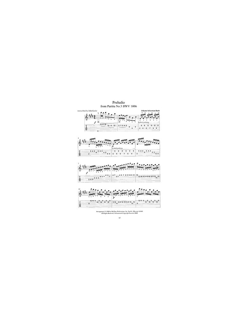 J. S. Bach for Electric Guitar (book/CD)