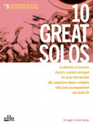 10 Great Solos Alto Sax (book/CD)